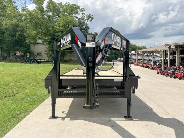 8.5x25 IBeam Gooseneck Deckover Trailer (2) 7K Axles King Kong Ramps - Image 9