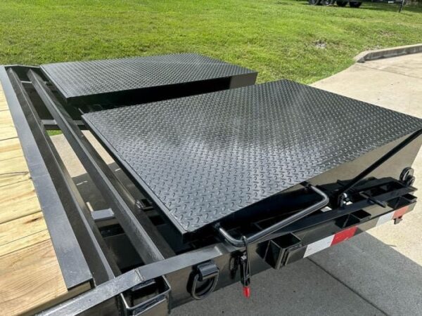 8.5x25 IBeam Gooseneck Deckover Trailer (2) 7K Axles King Kong Ramps - Image 14